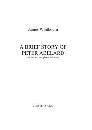 James Whitbourn: A Brief Story of Peter Abelard