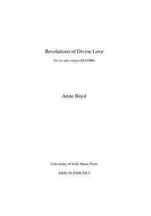 Anne Boyd: Revelations Of Divine Love