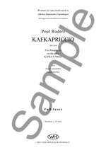 Poul Ruders: Kafkapriccio for Large Ensemble Product Image