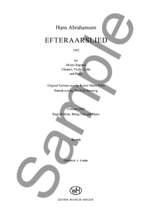 Hans Abrahamsen: Efteraarslied / Herbstlied Product Image