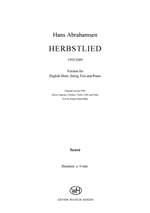 Hans Abrahamsen: Herbstlied - Version 2009 Product Image