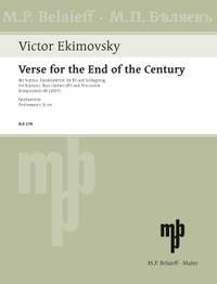Ekimovsky, V: Verse for the End of the Century Komposition 84