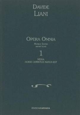 Liani, D: Opera Omnia n.1 Band 1