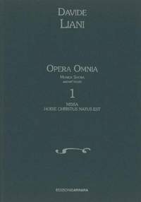 Liani, D: Opera Omnia n.1 Band 1