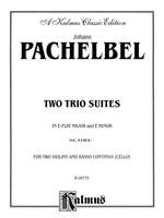 Johann Pachelbel: Two Trio Suites (E-Flat Major, E Minor) Product Image