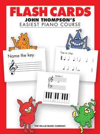 John Thompson's Easiest Piano Course Flash Cards