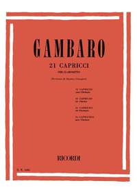 Gambaro: 21 Caprices (ed. A.Giampieri)