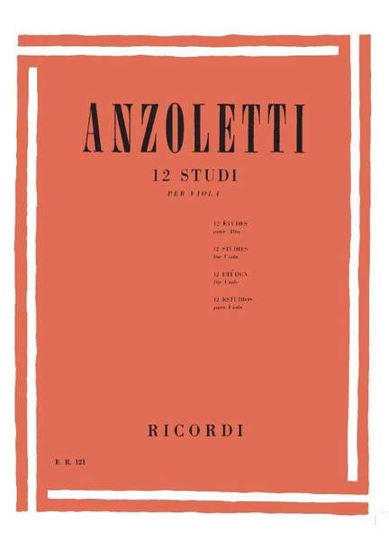 Anzoletti: 12 Studi