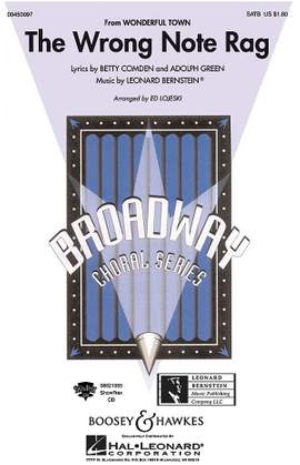 Bernstein, Leonard: Wrong Note Rag, The. SATB