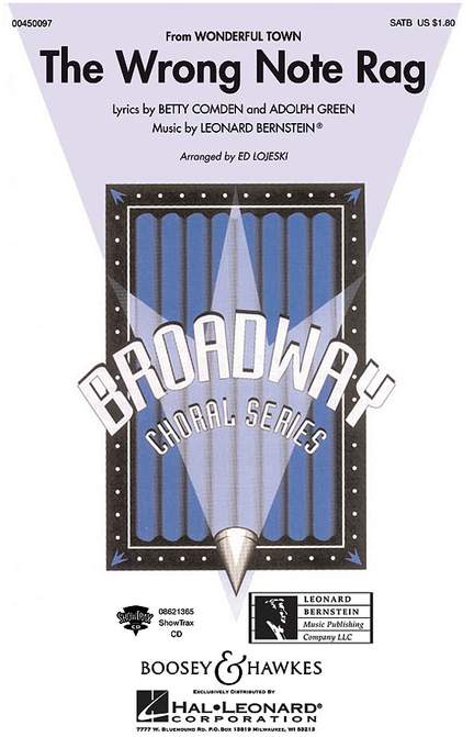 Bernstein, Leonard: Wrong Note Rag, The. SATB