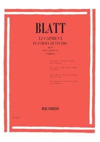Blatt: 12 Capricci in Forma di Studio Op.17