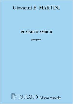 Martini: Plaisir d'Amour (mezzo/bar) Durand