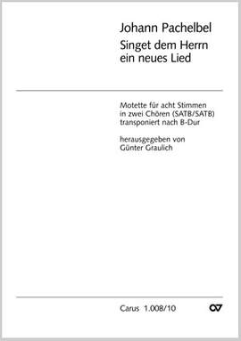 Pachelbel: Singet dem Herrn ein neues Lied (BDur)