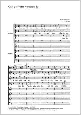 Praetorius: Gott, der Vater, wohn uns bei (FDur)
