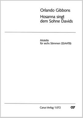 Gibbons: Hosanna, singt dem Sohne Davids (EsDur)