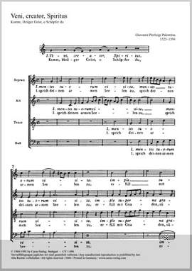 Palestrina: Veni Creator Spiritus (mixolydisch)