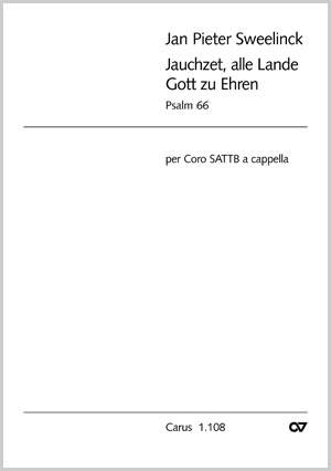 Sweelinck: Jauchzt, alle Lande, Gott zu Ehren (CDur)