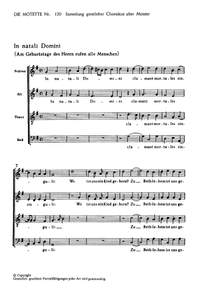 Galliculus: In natali Domini (GDur)