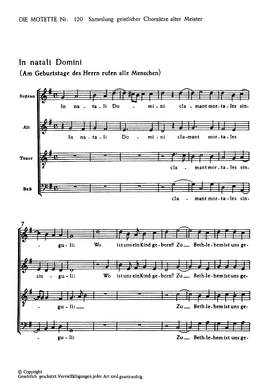 Galliculus: In natali Domini (GDur)