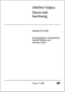 Vulpius: Darum seid barmherzig (fisMoll)