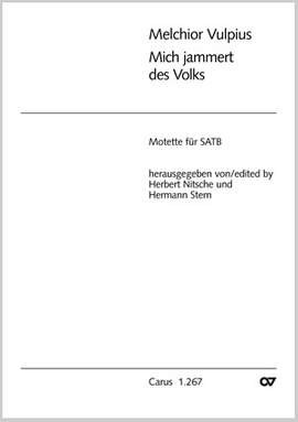 Vulpius: Mich jammert des Volks