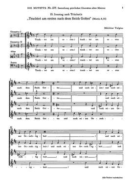 Vulpius: Trachtet am ersten nach dem Reich