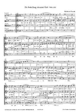 Franck; Praetorius: Ein feste Burg