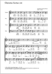 Pitoni: Christus factus est (FDur)