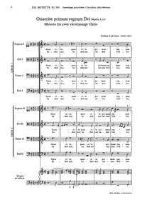 Calvisius: Quaerite primum regnum Dei (dorisch)