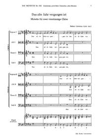 Calvisius: Das alte Jahr vergangen ist (GDur)