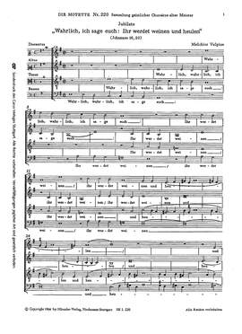Vulpius: Wahrlich... "Ihr werdet"