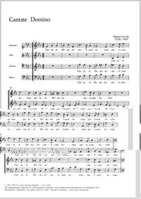 Vecchi: Cantate Domino (fMoll)