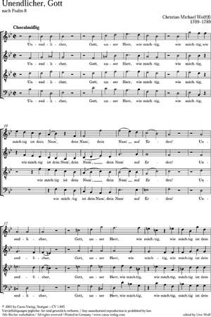 Wolf(f): Unendlicher, Gott (BDur)