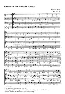 Maistre: Vater unser (GDur)