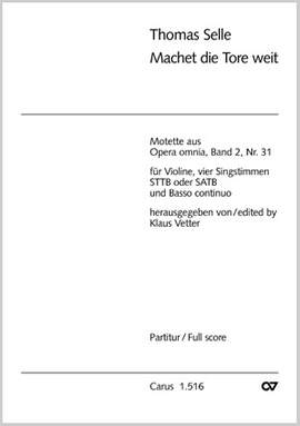 Selle: Machet die Tore weit (gMoll)