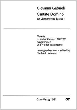 Gabrieli: Cantate Domino (dorisch)