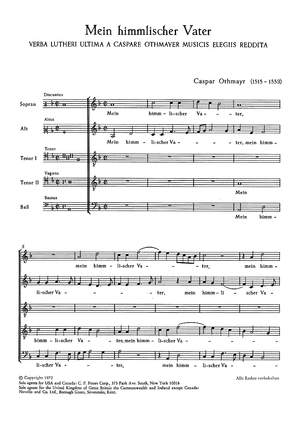Othmayr: Mein himmlischer Vater (phrygisch)