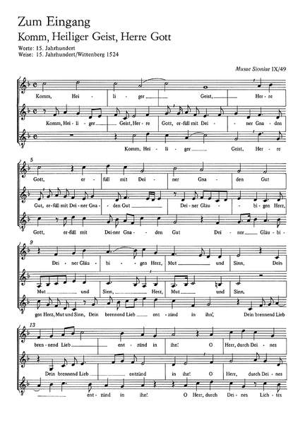Praetorius: Tricinien