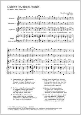 Helder: Dich bitt ich, Jesu, Herre mein (BDur)