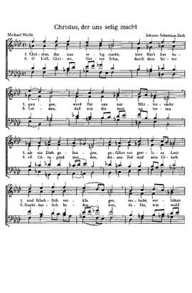 Bach, JS: Christus, der uns selig macht; Werner: Christus, der uns selig macht