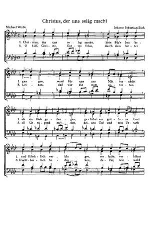Bach, JS: Christus, der uns selig macht; Werner: Christus, der uns selig macht