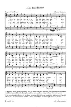 Gesius: Wenn meine Sünd; Praetorius: Jesu, deine Passion