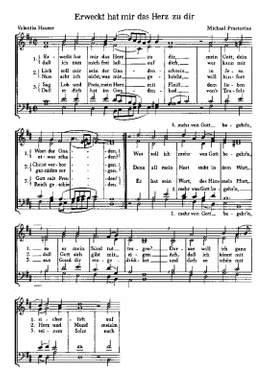 Bach, JS: Du Herzog meiner Seeligkeit; Praetorius: Erweckt hat mir das Herz
