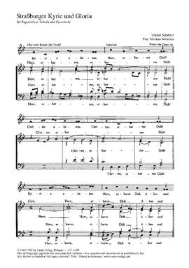 Schubert: Straßburger Kyrie und Gloria