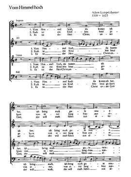 Gumpelzhaimer: WeihnachtsChorblatt