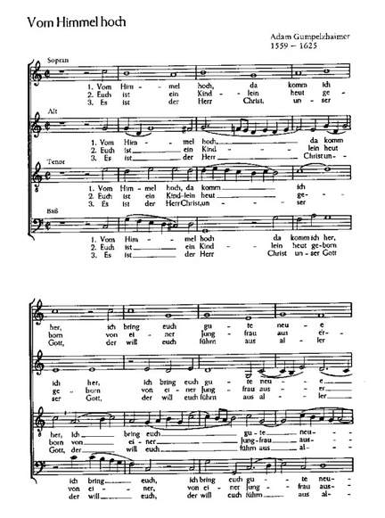 Gumpelzhaimer: WeihnachtsChorblatt