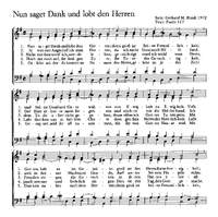 Blank: Nun saget Dank; Crüger: Lobet den Herren