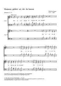 Gregor: Hosianna, gelobet sei, der da kommt (BDur)