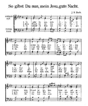Bach, JS: So gibst du nun; Janus: Du großer Schmerzensmann