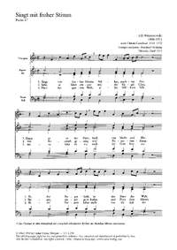 Goudimel: Singt mit froher Stimm (FDur)